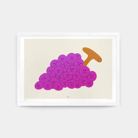 Evermade - Sour Grapes Art Print A3 / Unframed