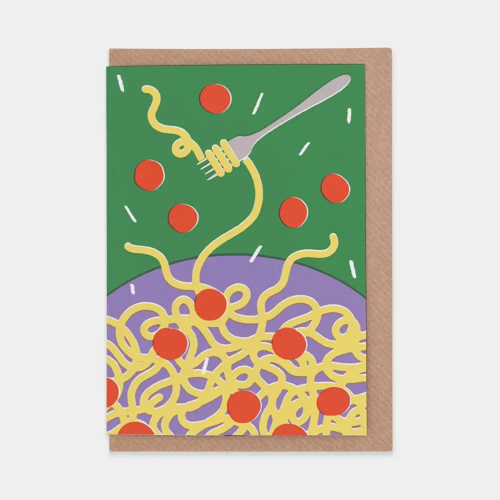 Evermade - Spaghetti Greetings Card