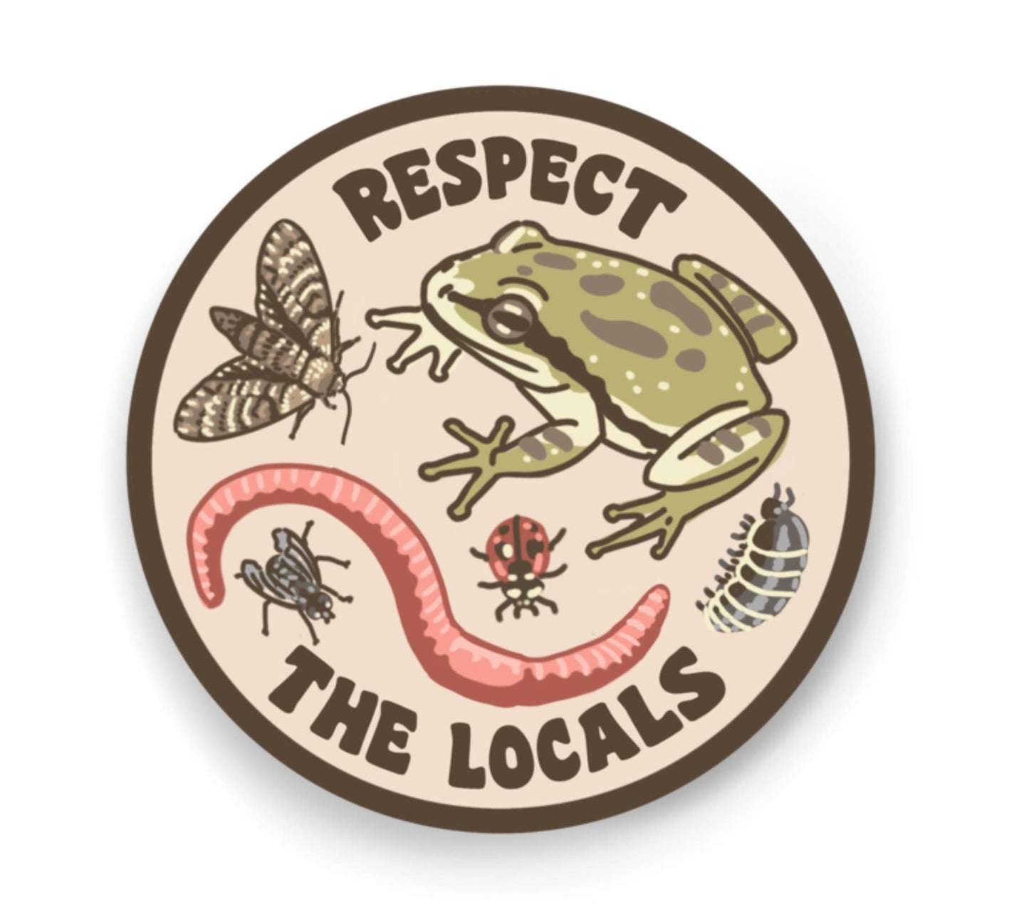 Respect the Locals Wildlife Sticker