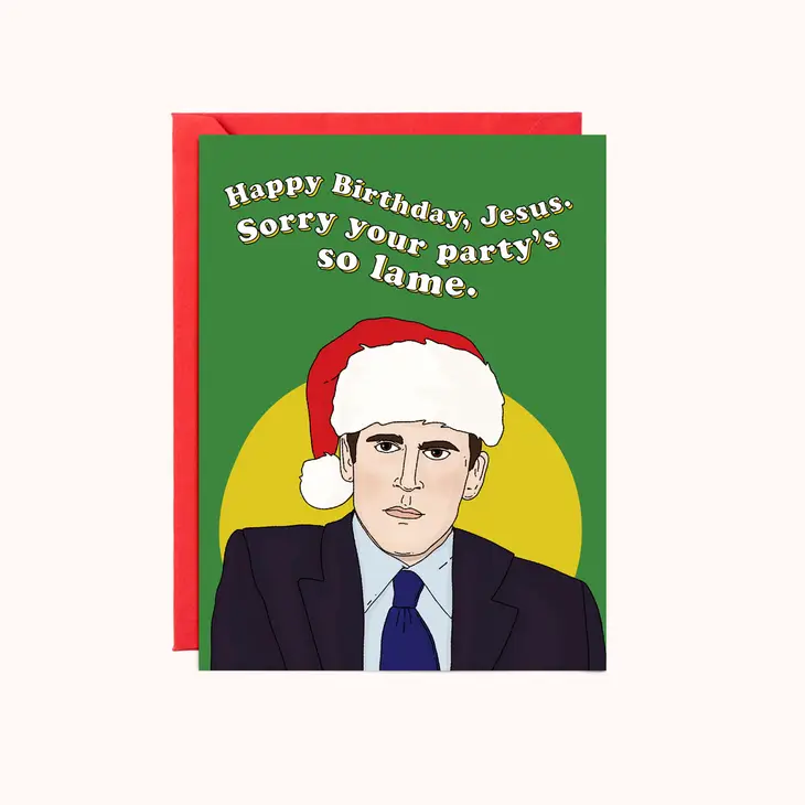 HBD Jesus Xmas Card