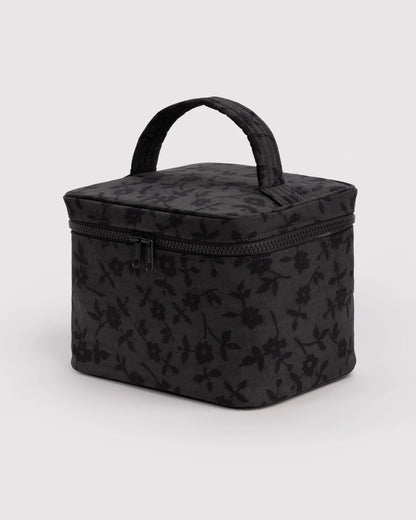 BAGGU Large Cosmetic Case - Charcoal Ditsy Floral
