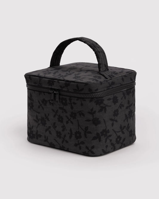 BAGGU Large Cosmetic Case - Charcoal Ditsy Floral
