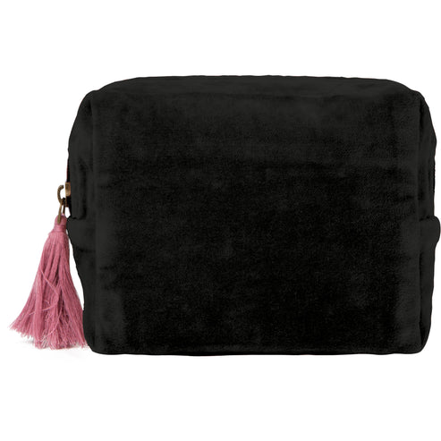 Rose Briar embroidered pouch shown from the back – PABOOM
