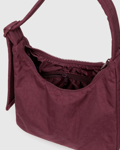 BAGGU Mini Nylon Shoulder Bag - Mahogany