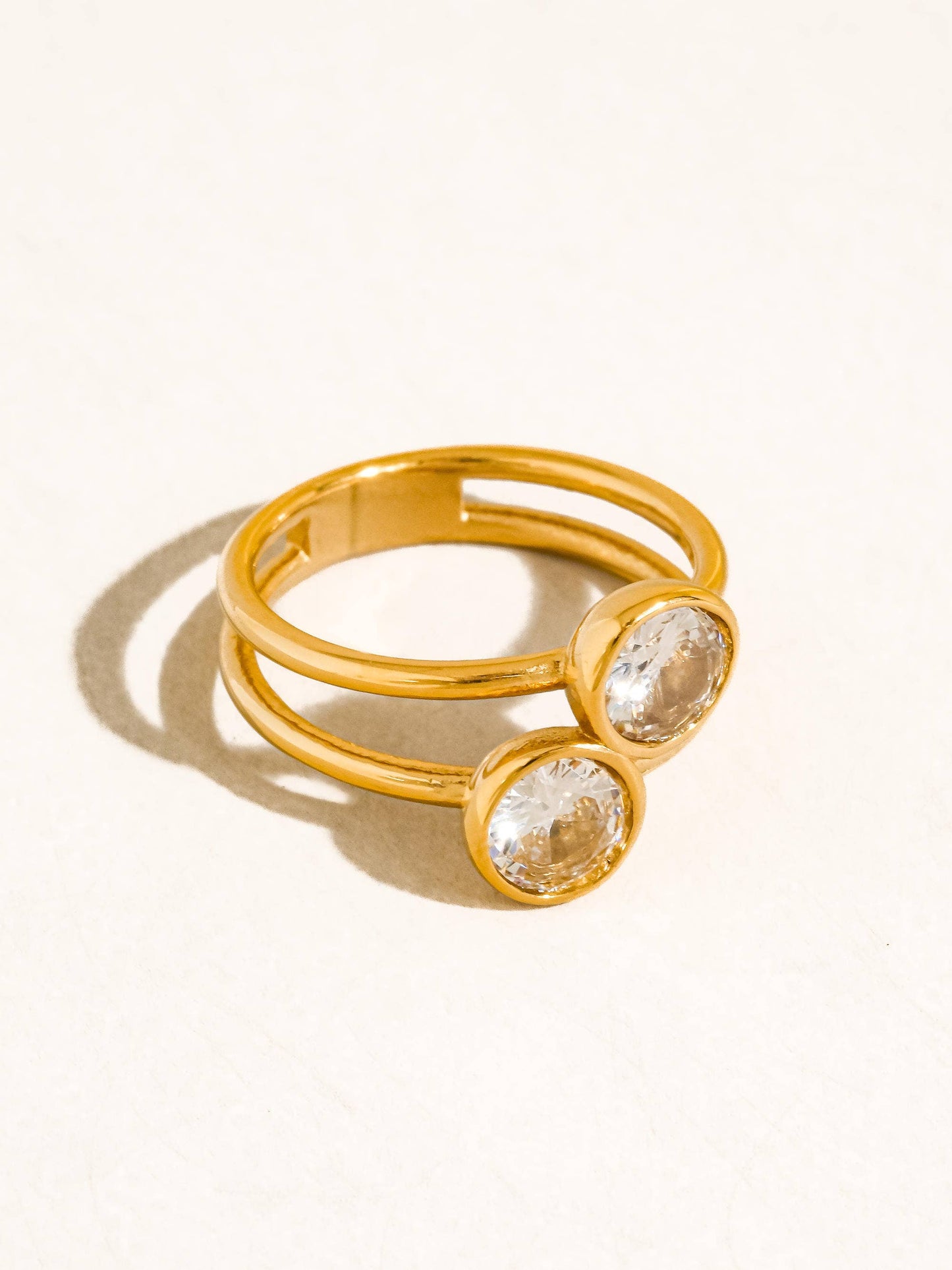 Hollis Double CZ Ring