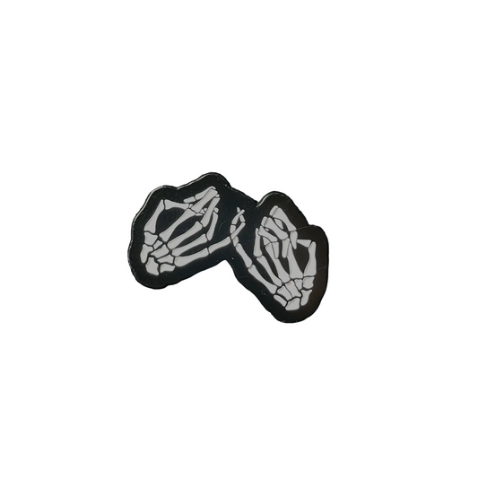 Pinky Swear Skeleton Hands Enamel Pin