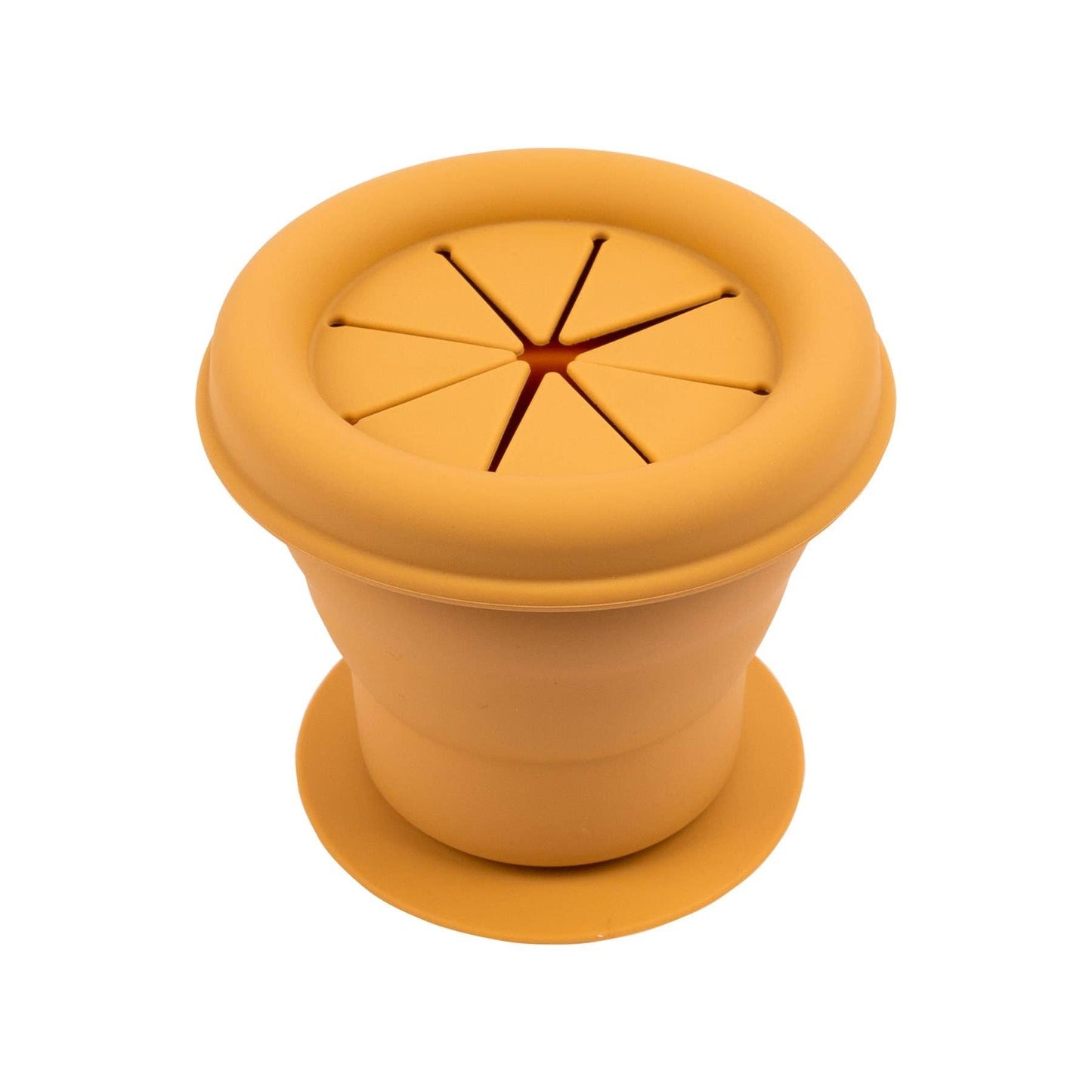 Baby Silicone Snack Pot - Dusty Rose