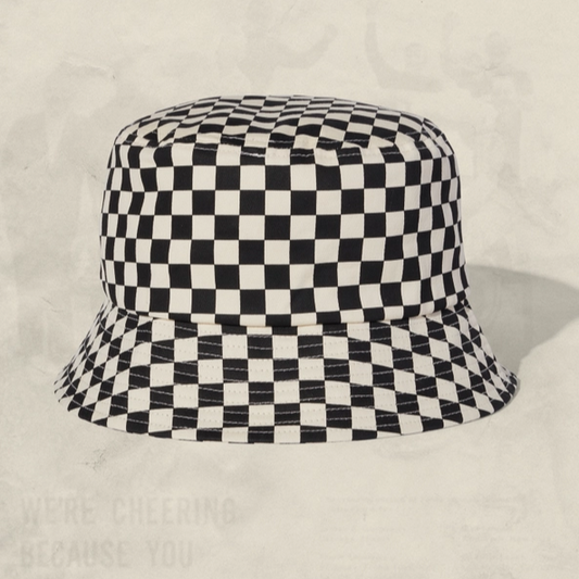 Kids Checkerboard Bucket Hat