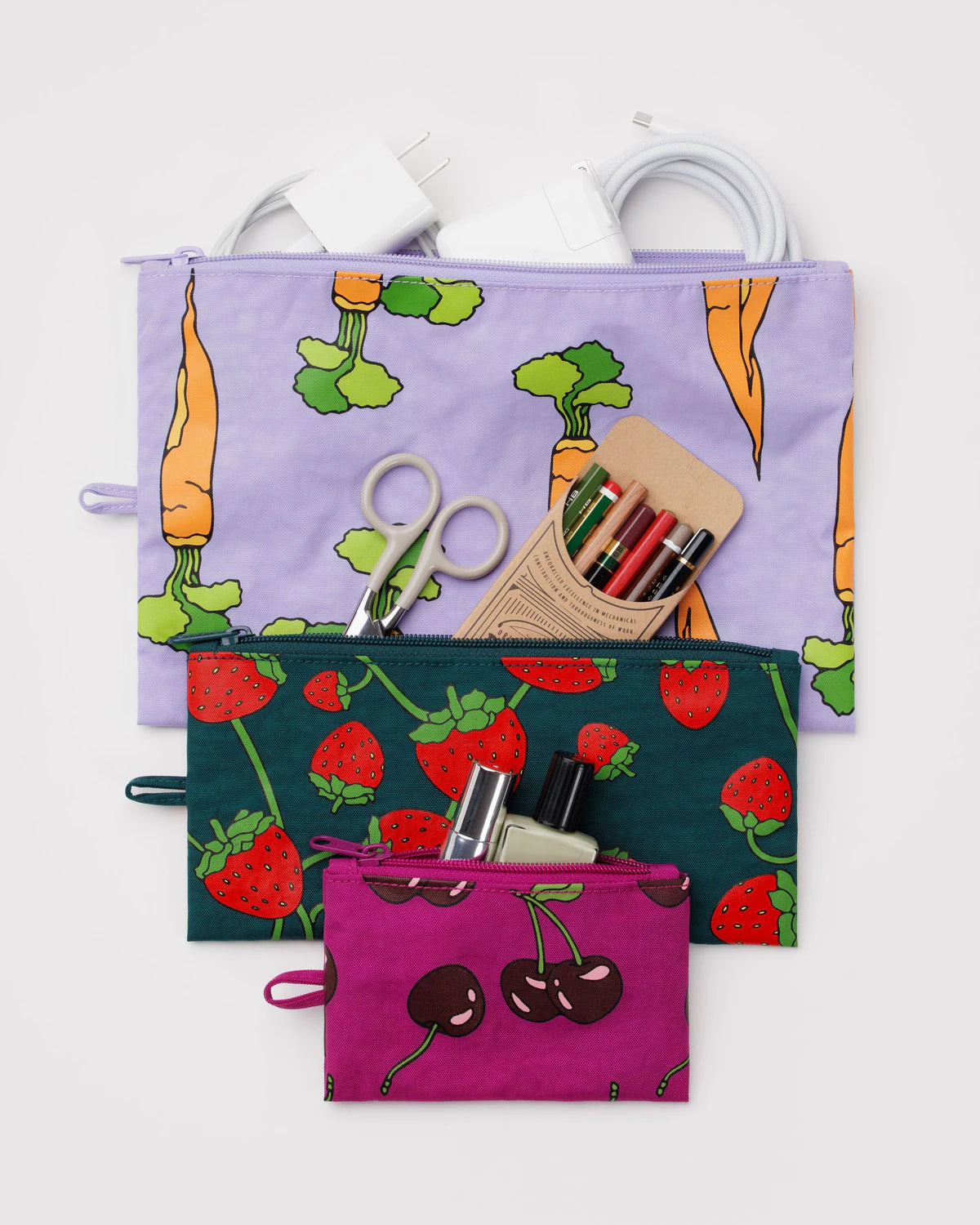 BAGGU Flat Pouch Set