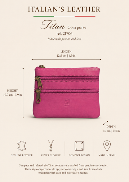 Titan Leather Wallet - Brown