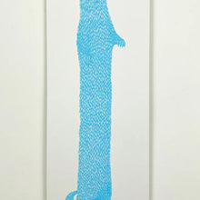 Long Otter Riso Art Print
