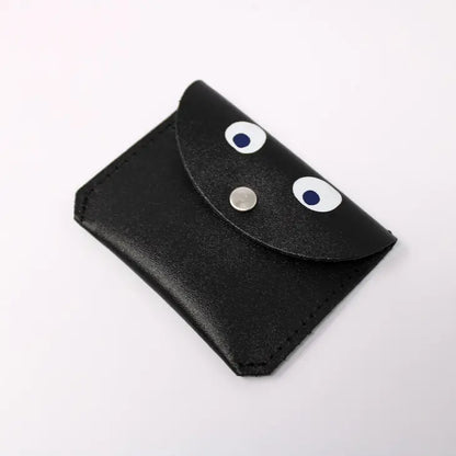 Googly Eyes Black Coin Purse