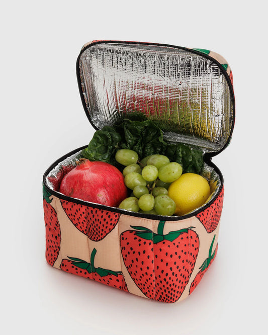 BAGGU Puffy Lunch Bag - Strawberry