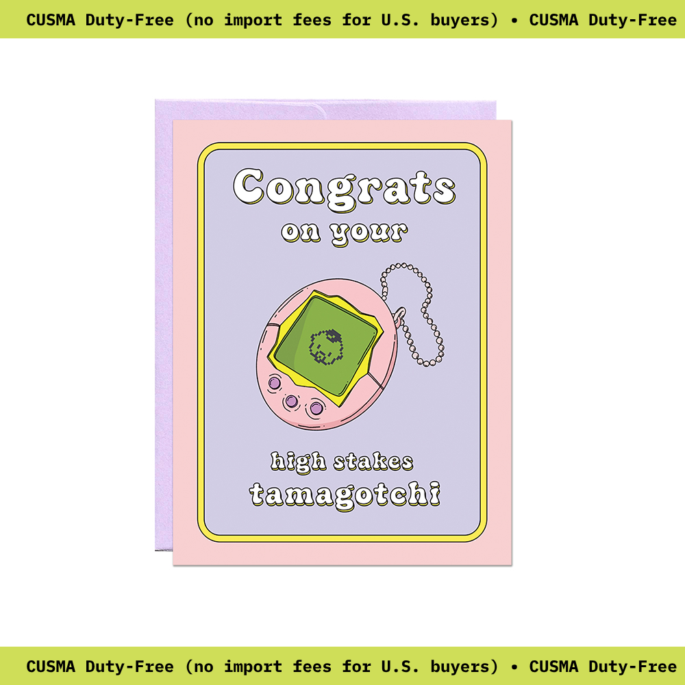 High Stakes Baby card shown from another angle