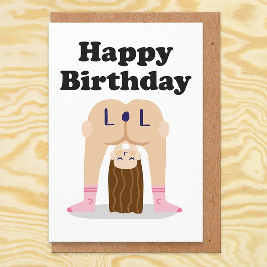 LOL Girl Birthday Card