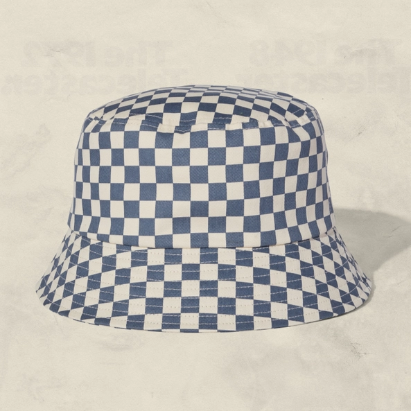 Checkerboard Bucket Hat