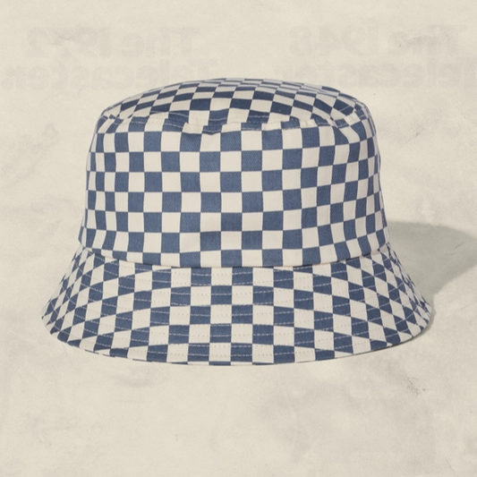 Kids Checkerboard Bucket Hat