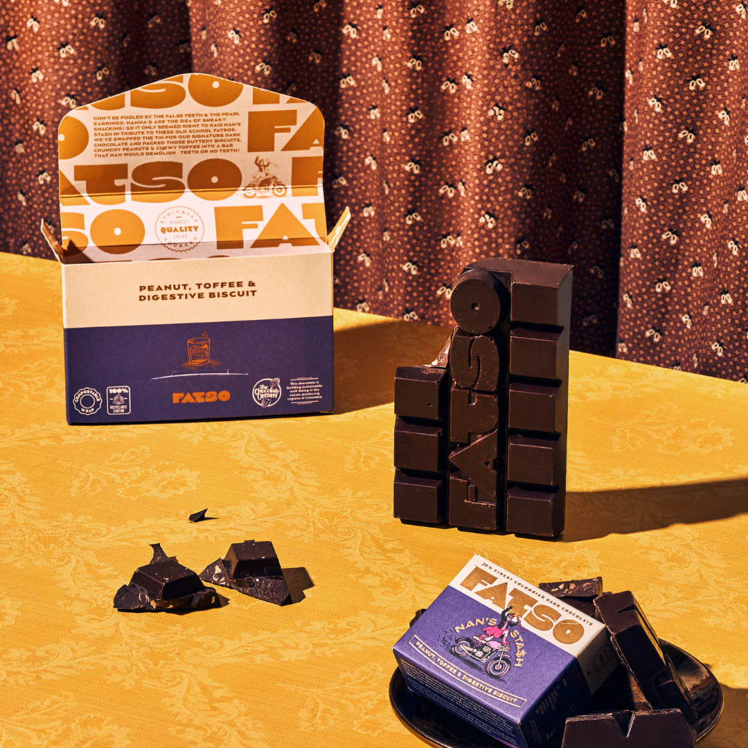 Nan's Stash 150g - 70% Dark Chocolate Chunky Bar