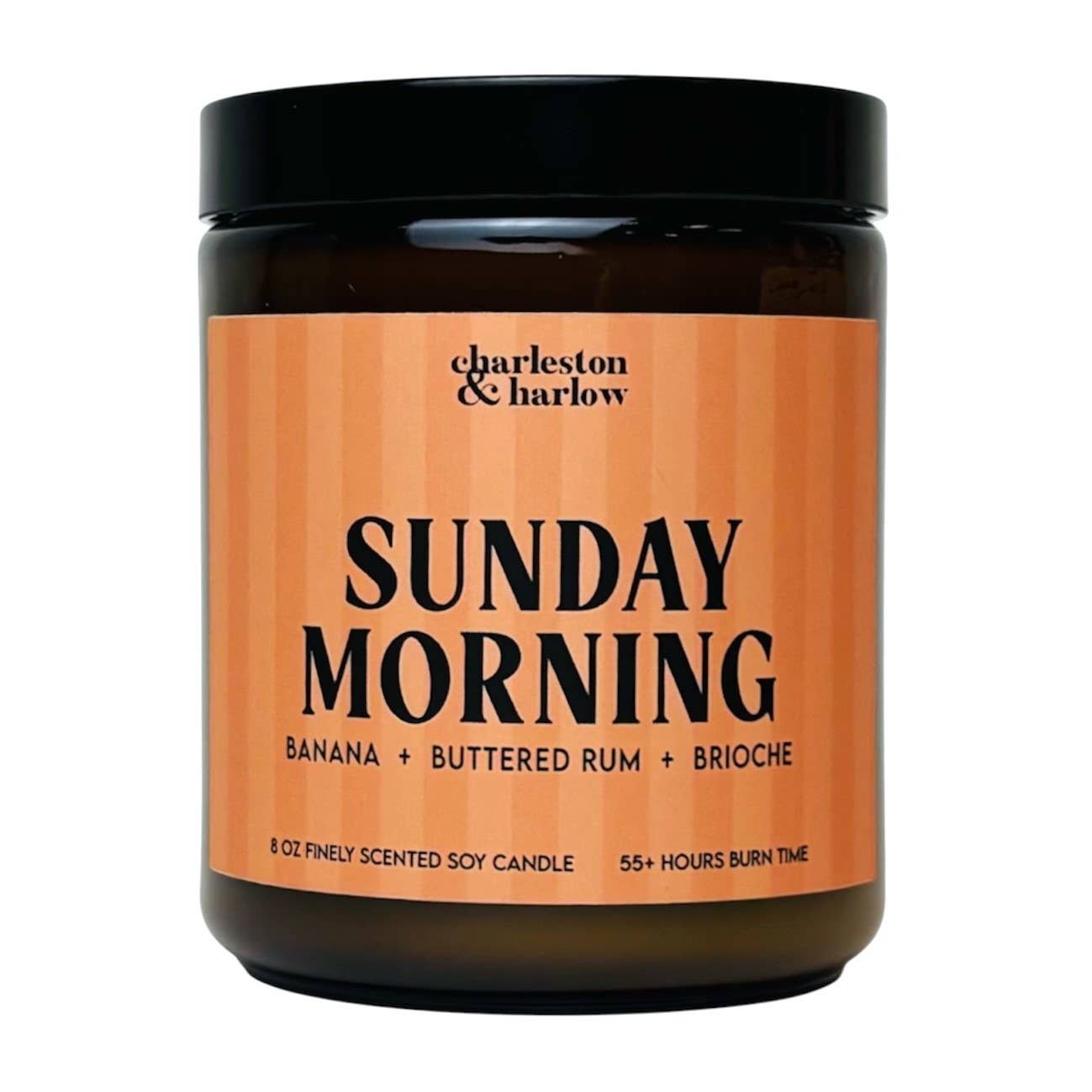 Charleston & Harlow Sunday Morning candle and box lineup lifestyle shot