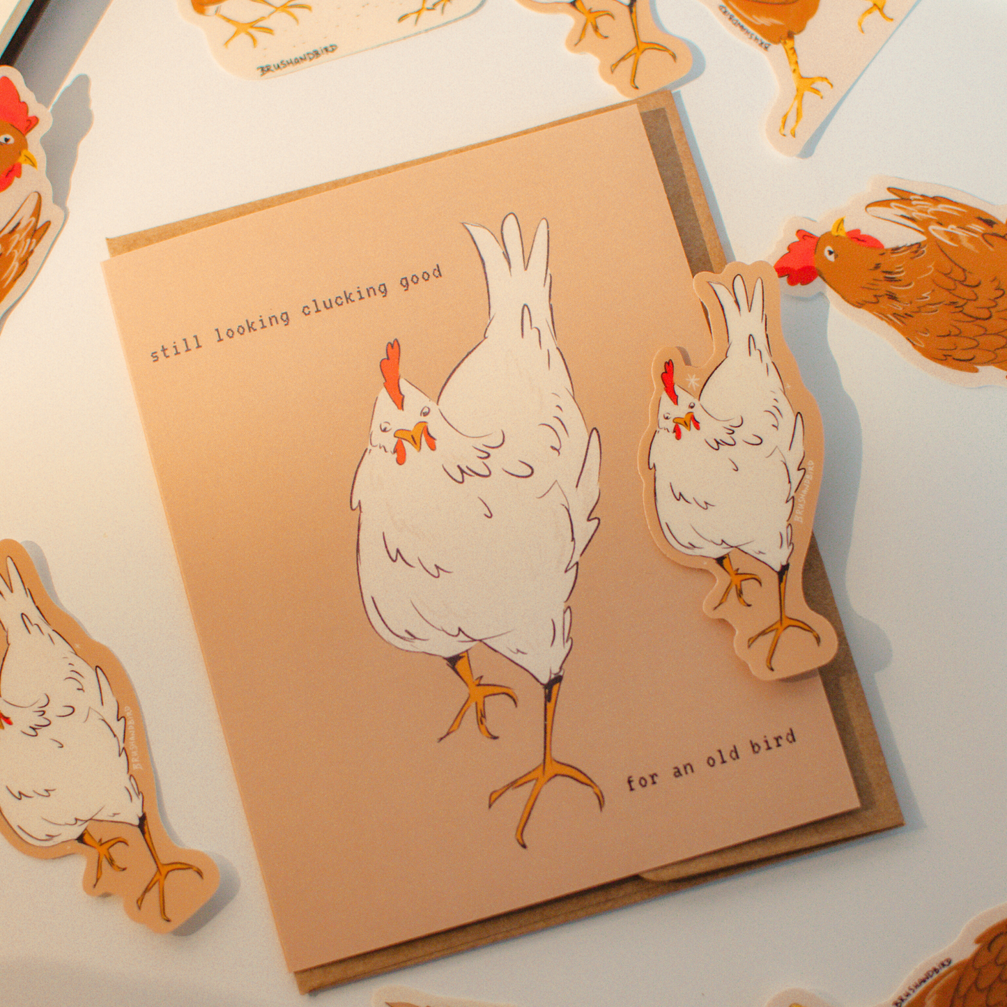 Chicken Pun Birthday Card