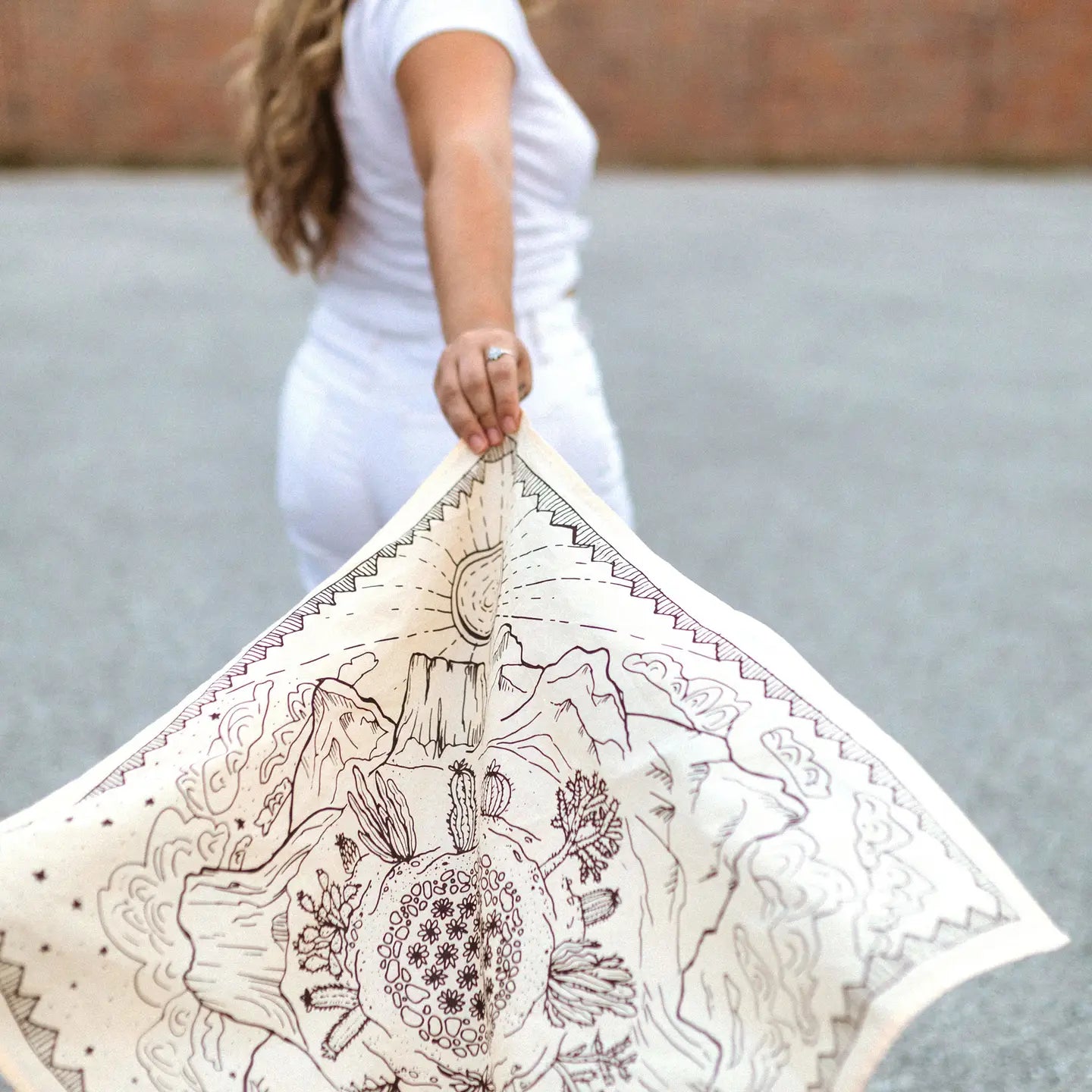 Desert Premium Cotton Handmade Bandana