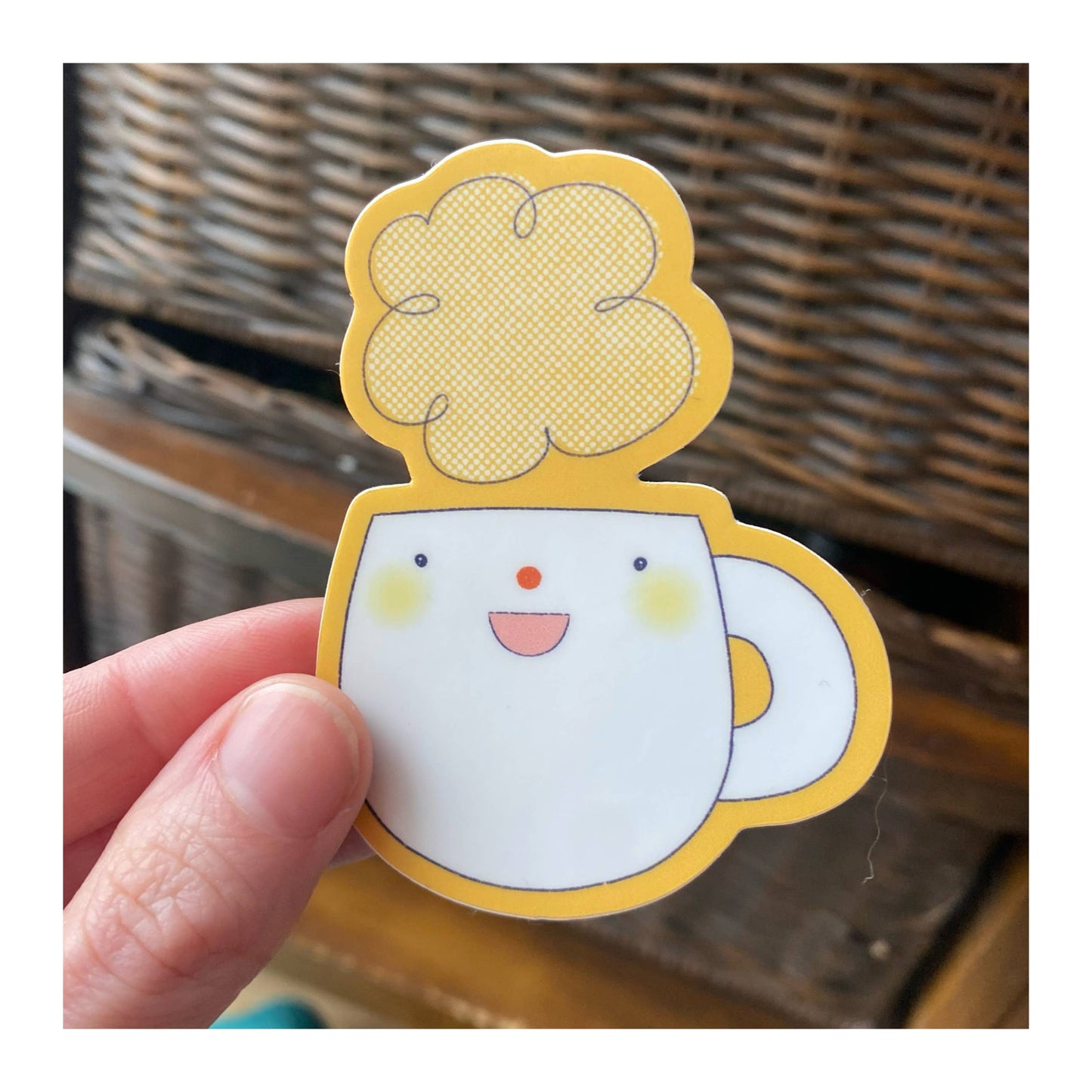 Steamy Mug Sticker