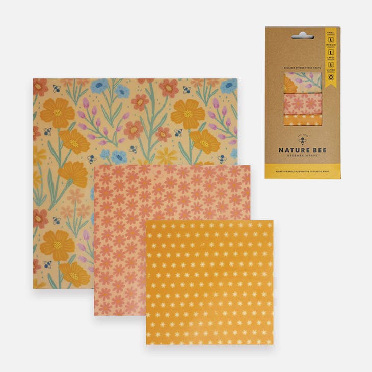 Wildflower Beeswax Wrap Variety Set