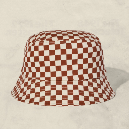 Checkerboard Bucket Hat