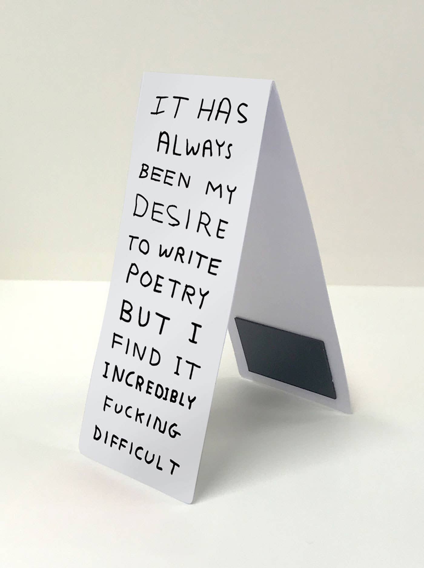 Write Poetry Magnetic Bookmark