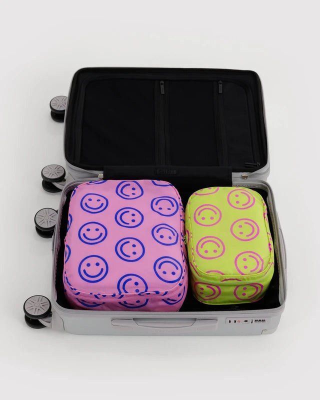 BAGGU Packing Cube Set Bright Happy Mix zipper close-up - PABOOM