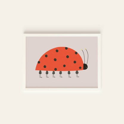 Ladybird Postcard Print