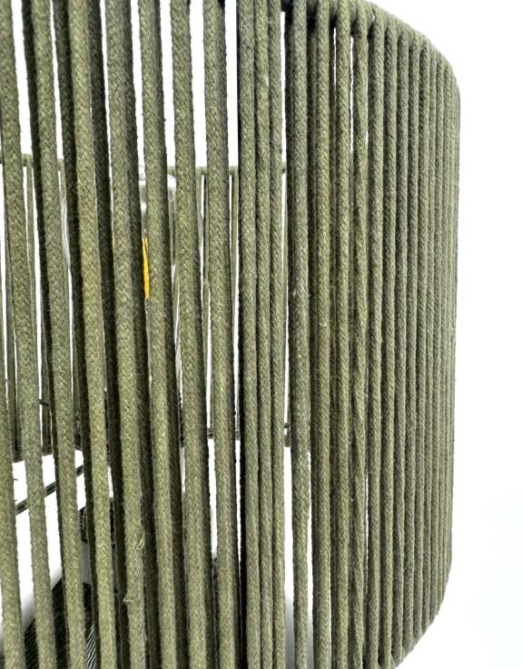 Forest Green Table Lamp With Corded Shade