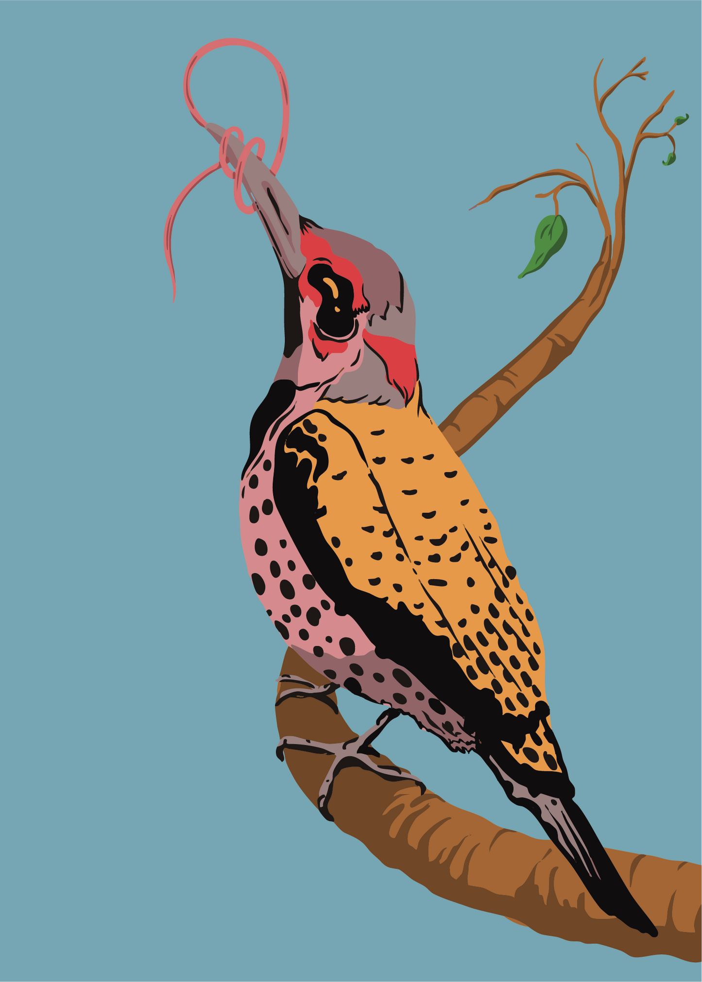 Flickering Tongue Print