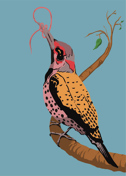 Flickering Tongue Print