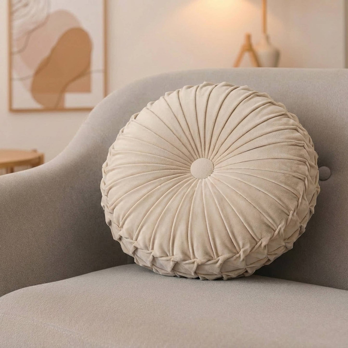 Velvet Round Cushion