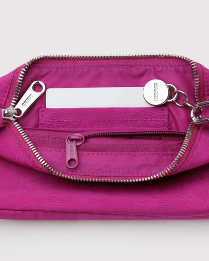 BAGGU Nylon Pochette - Fuchsia