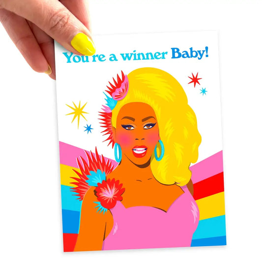 You're a Winner Baby Greeting Card - PABOOM