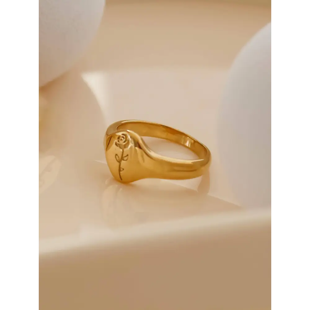 Flânerie by MAIQ - Georgia 18K Gold Non-Tarnish Rose Ring