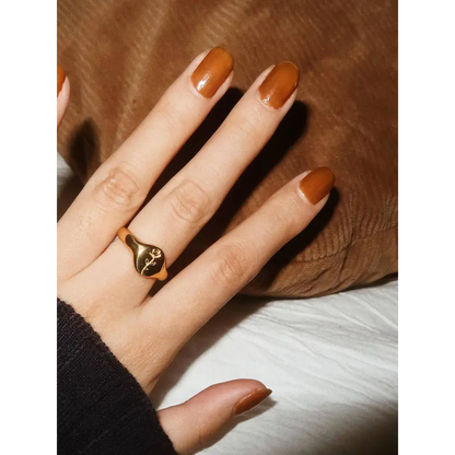 Flânerie by MAIQ - Georgia 18K Gold Non-Tarnish Rose Ring