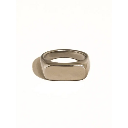 Flânerie by MAIQ - Glayce 18K Gold Non-Tarnish Classic Signet Ring Yellow