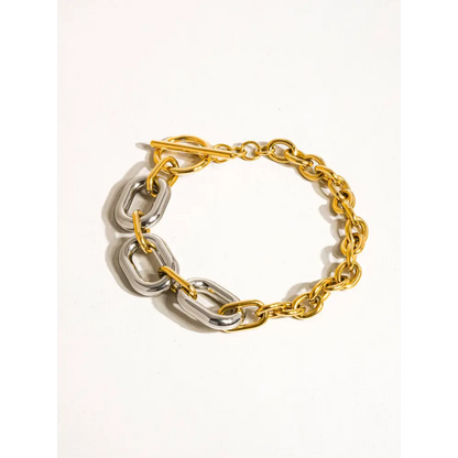 Flânerie by MAIQ - Lanni 18K Gold Non-Tarnish Multi Chain Bracelet Multi-Colored
