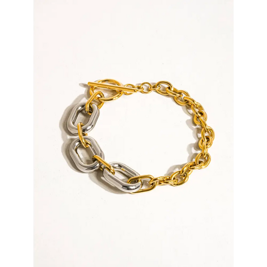 Flânerie by MAIQ - Lanni 18K Gold Non-Tarnish Multi Chain Bracelet Multi-Colored