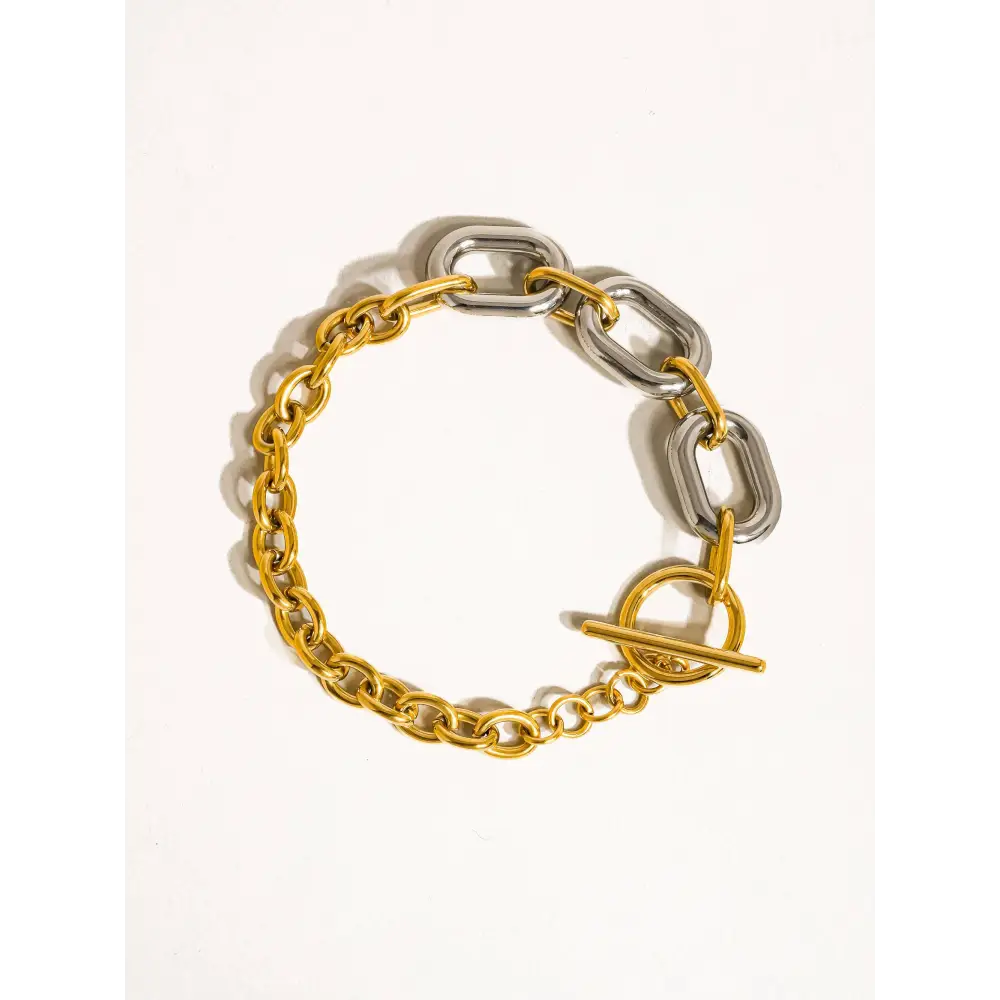 Flânerie by MAIQ - Lanni 18K Gold Non-Tarnish Multi Chain Bracelet Multi-Colored