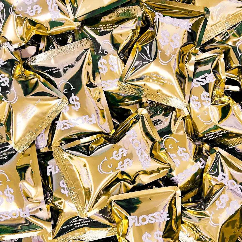 Flossie Champagne Flavoured Cotton Candy - PABOOM