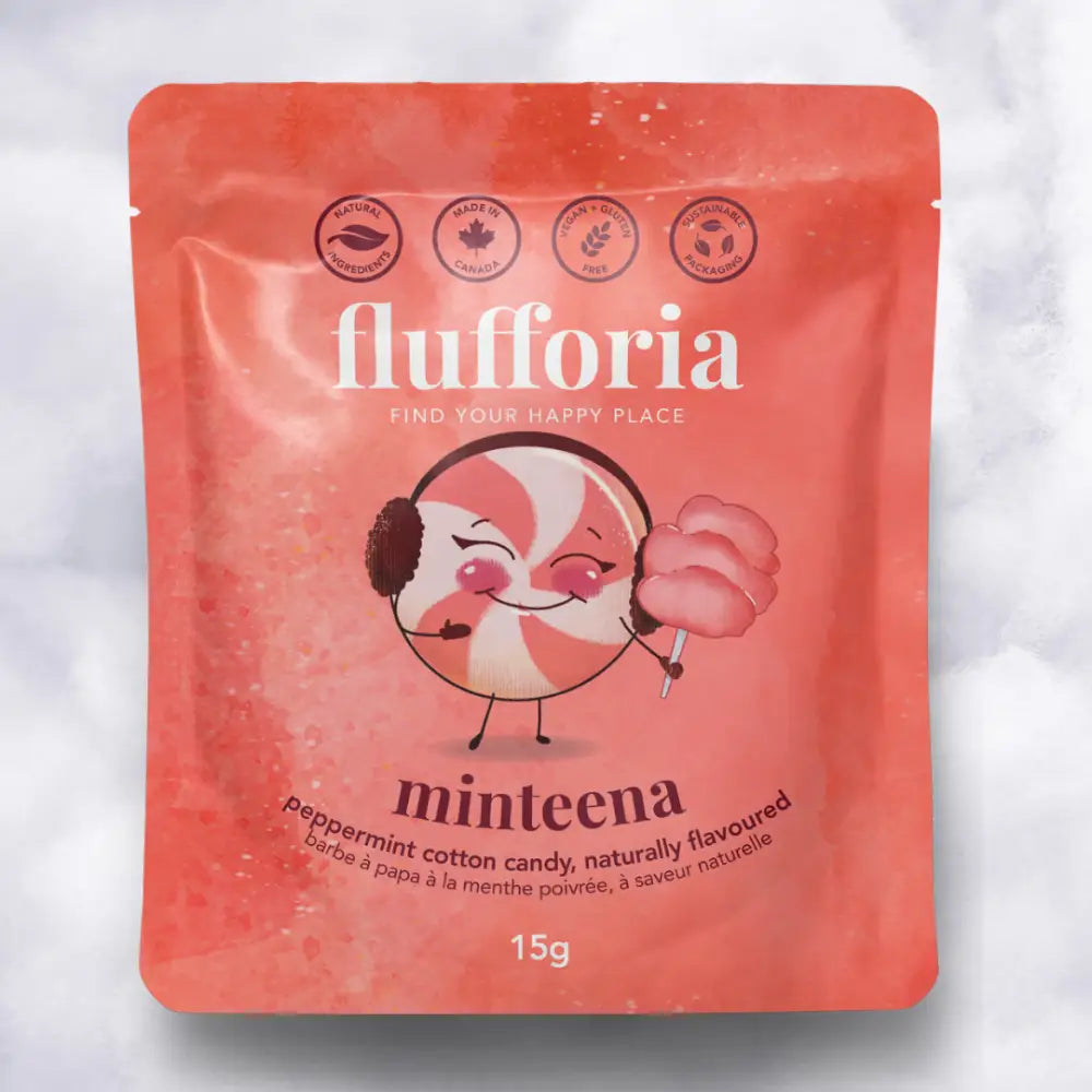 Flufforia | Organic Cotton Candy - Minteena | Peppermint | Natural