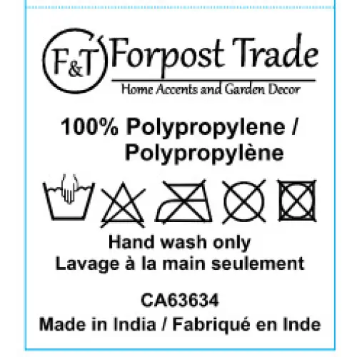 Forpost Trade Inc - Striped Outdoor Rug 4’х6’