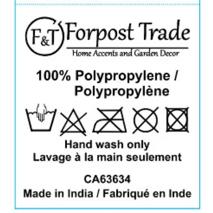 Forpost Trade Inc - Striped Outdoor Rug 4’х6’