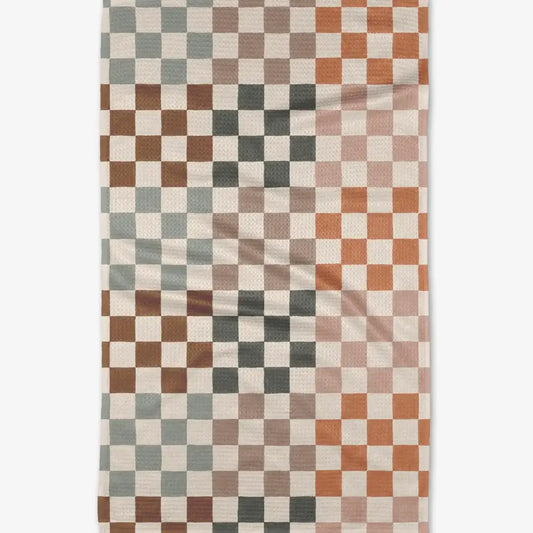 Autumn Checkers Tea Towel - PABOOM