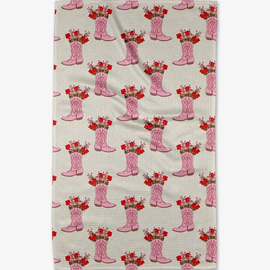 Cowgirl Boots Tea Towel - PABOOM