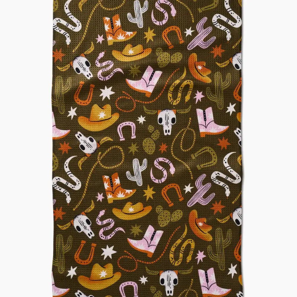 Wild Cowboy Tea Towel - PABOOM